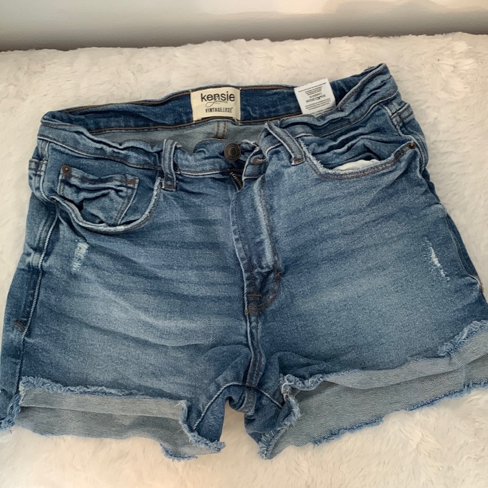 Kenzie High Waisted Jean Shorts